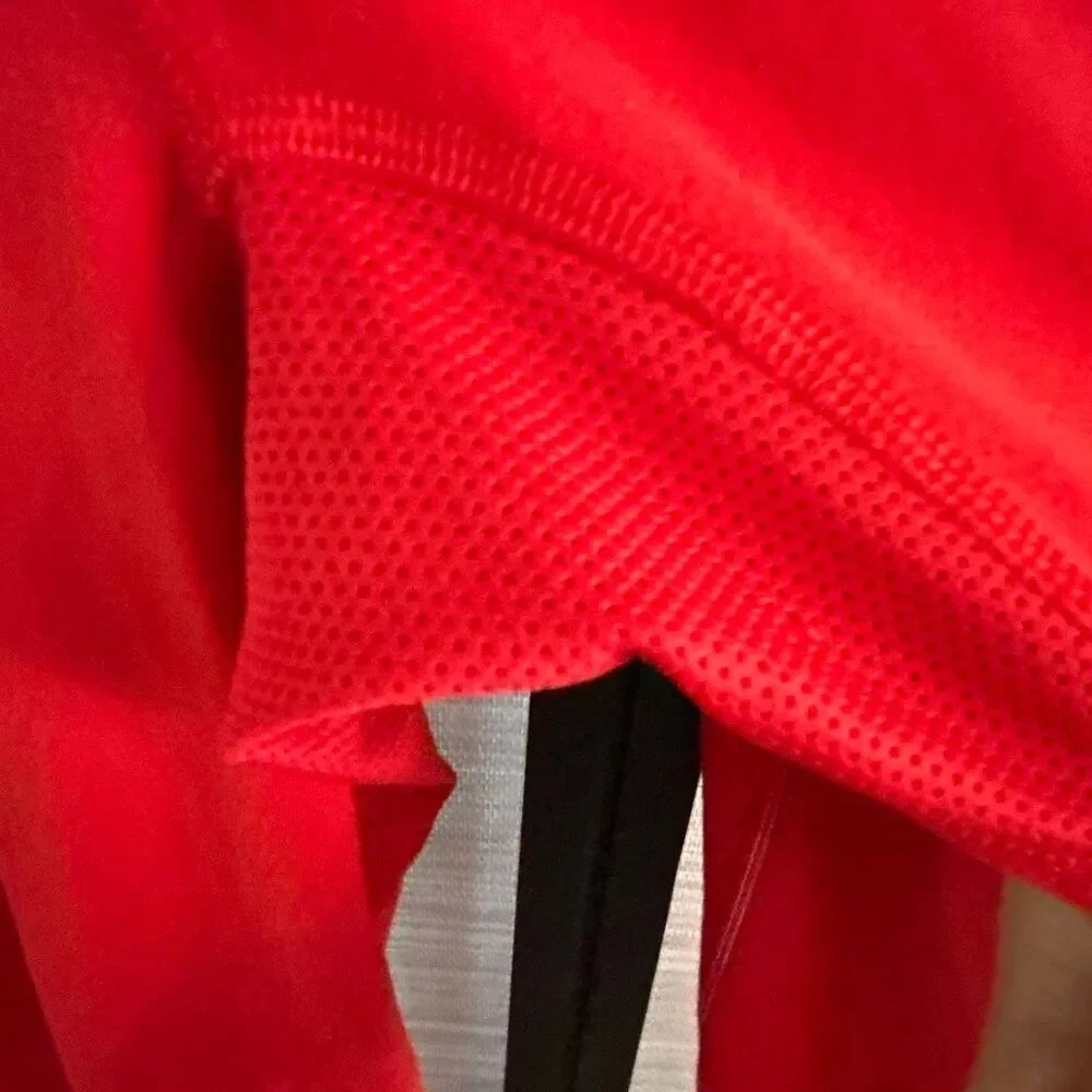 Nike running dry-fit red USA American flag quarter zip athletic mock turtleneck